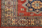 3' 5" x 4' 10" Pakistan Kazak Rug image 7