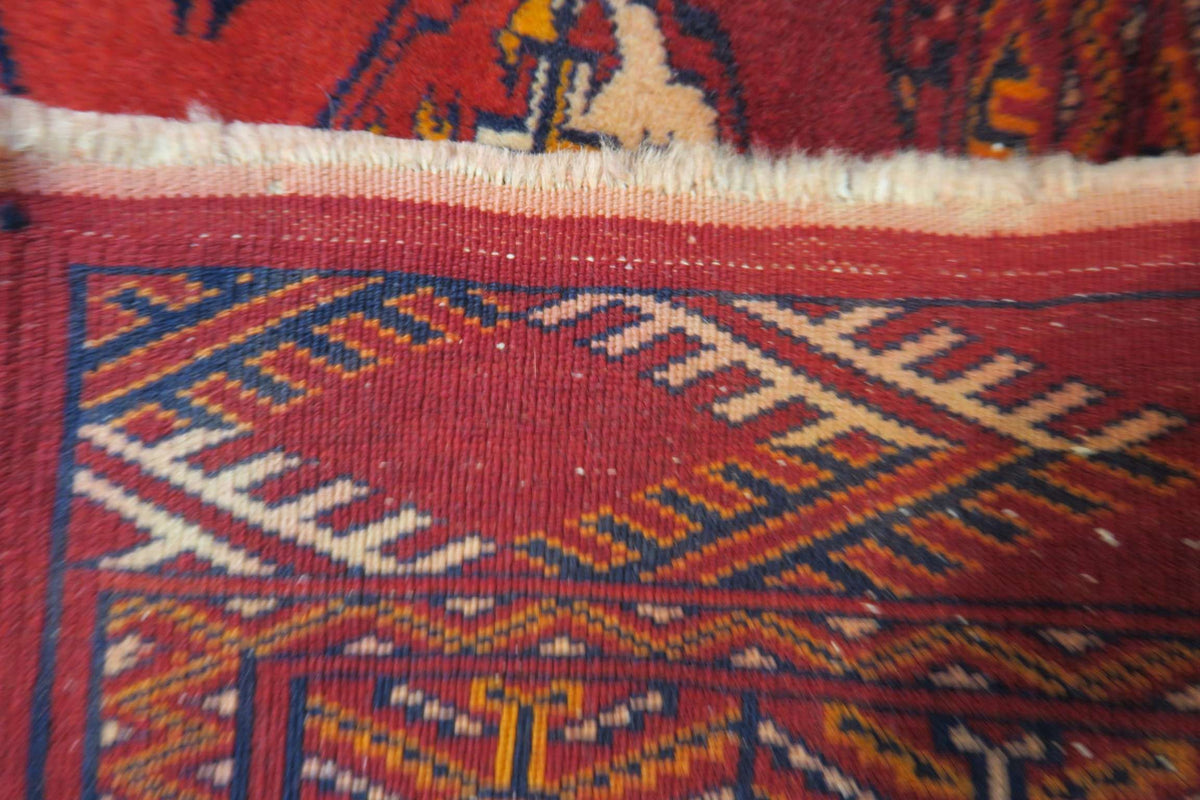 4' 9" x 5' 6" Persian Turkeman Rug image 0