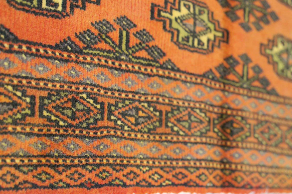 3' 5" x 1' 7" Persian Turkeman Rug image 0