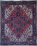 8' 6" x 10' 3" Persian Heriz Rug image 0