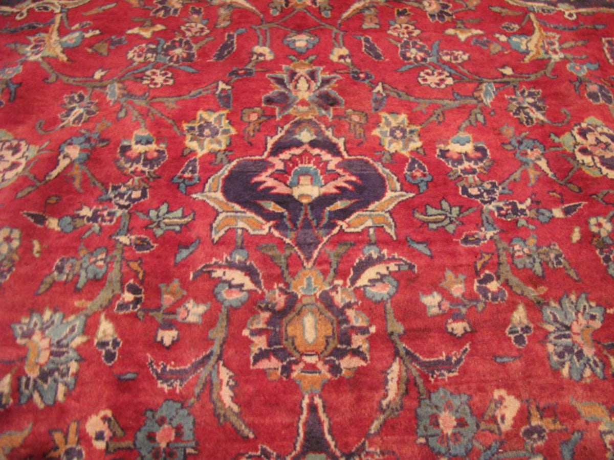 9' 1" x 14' 8" Persian Kashan Rug image 7