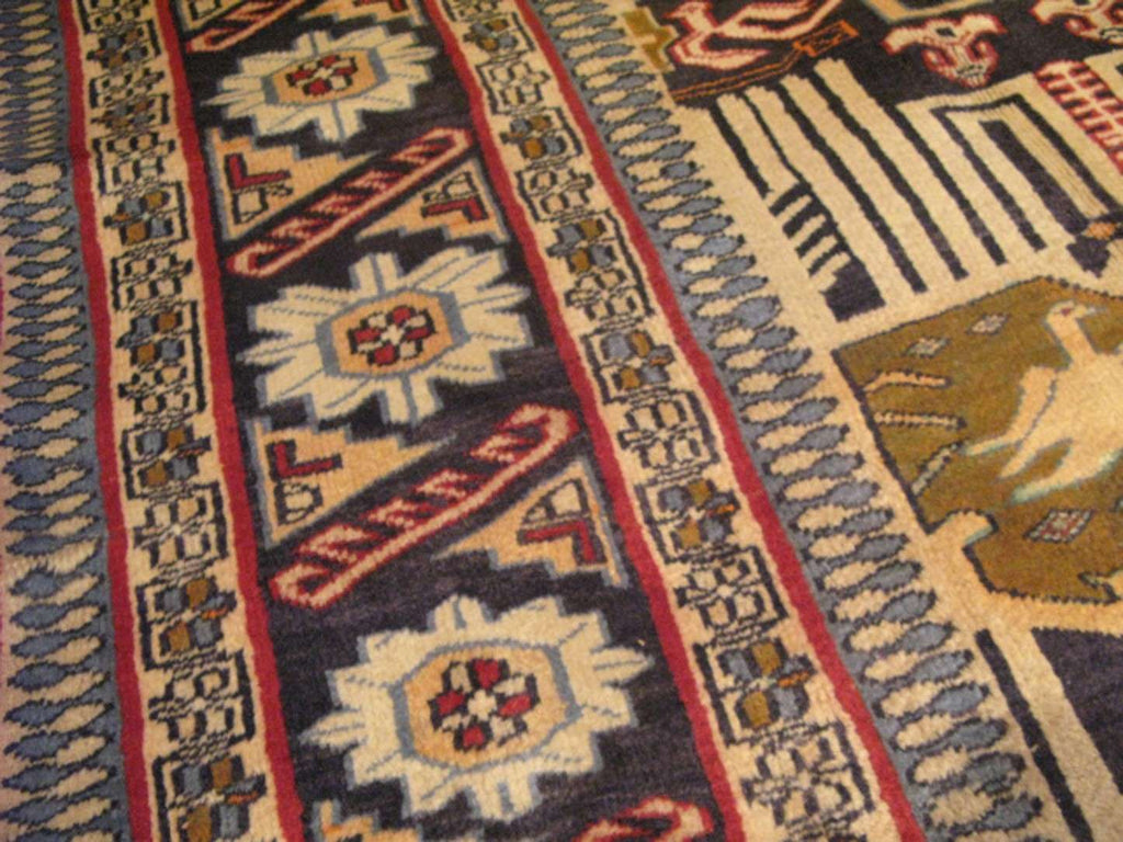 5' 2" x 10' 5" Persian Karabagh Rug image 10