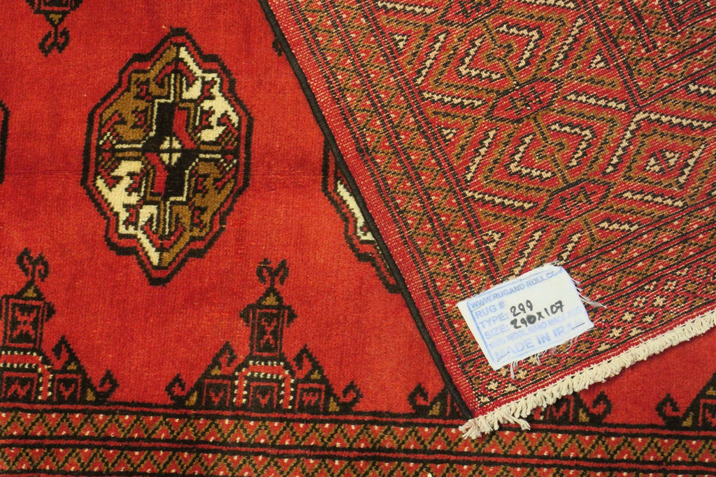 3' 5" x 9' 5" Persian Turkeman Rug image 9
