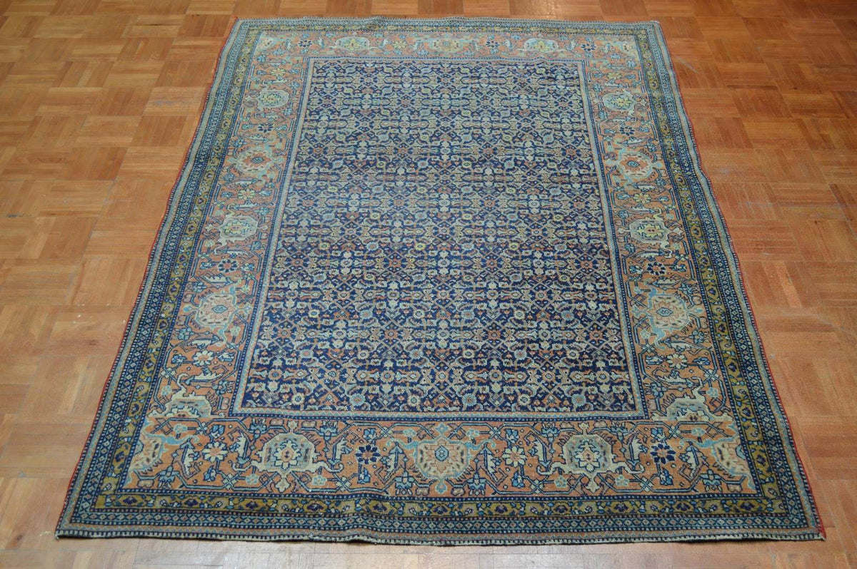 4' 4" x 6' 2" Persian Tabriz Rug image 1