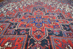 8' 6" x 10' 3" Persian Heriz Rug image 9