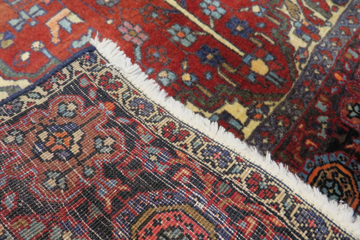 3' 7" x 6' 9" Vintage Zanjan Rug image 3