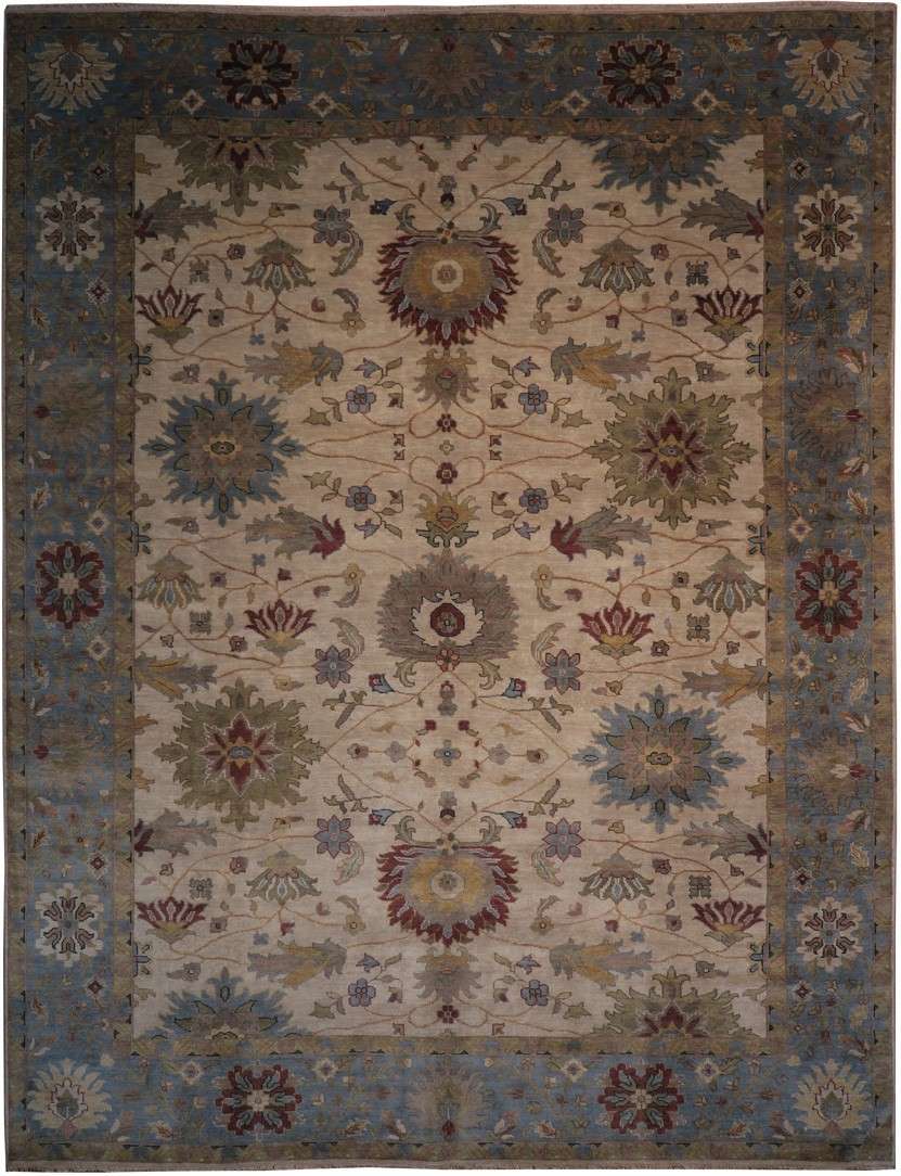 9' 0" x 11' 8" India Mahal Rug image 0