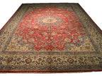 8' 9" x 12' 9" Persian Sarouk Rug image 0