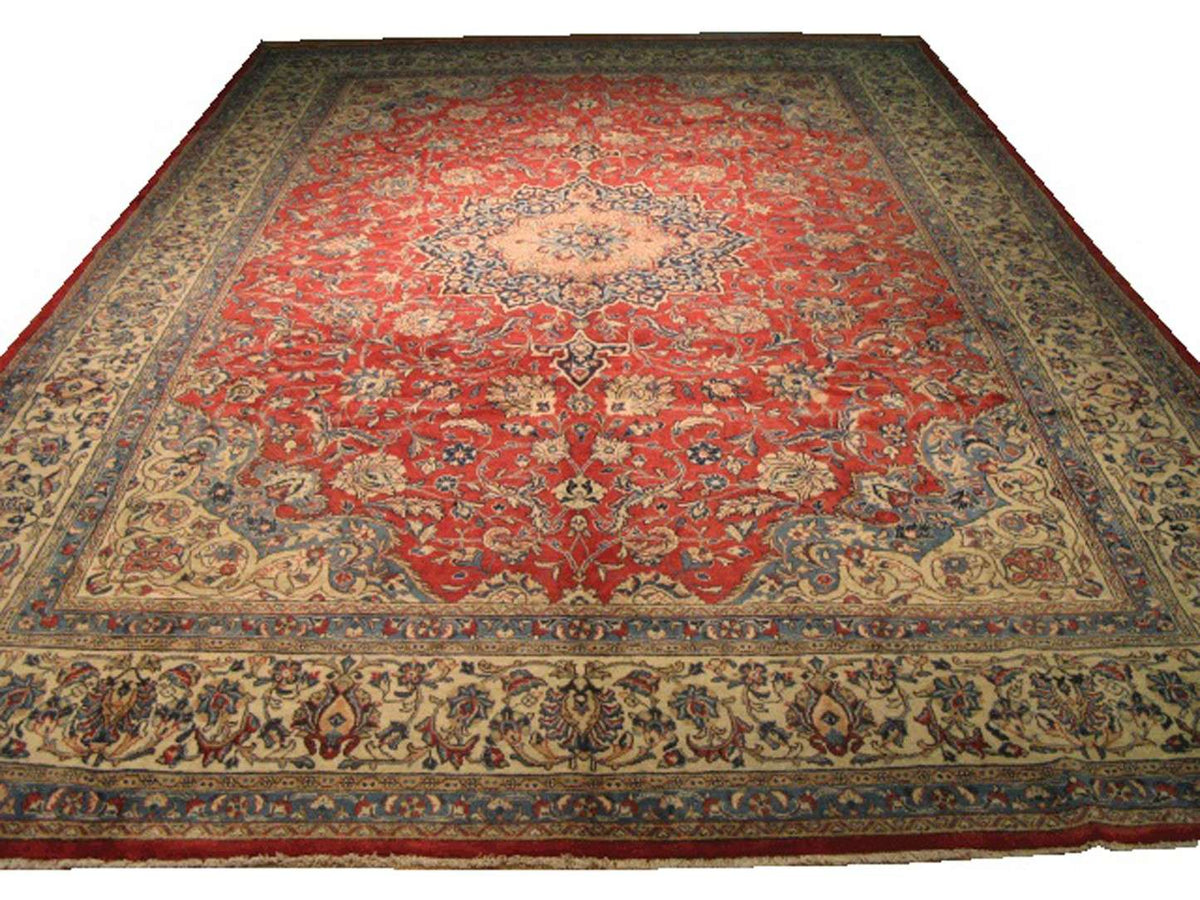 8' 9" x 12' 9" Persian Sarouk Rug image 0