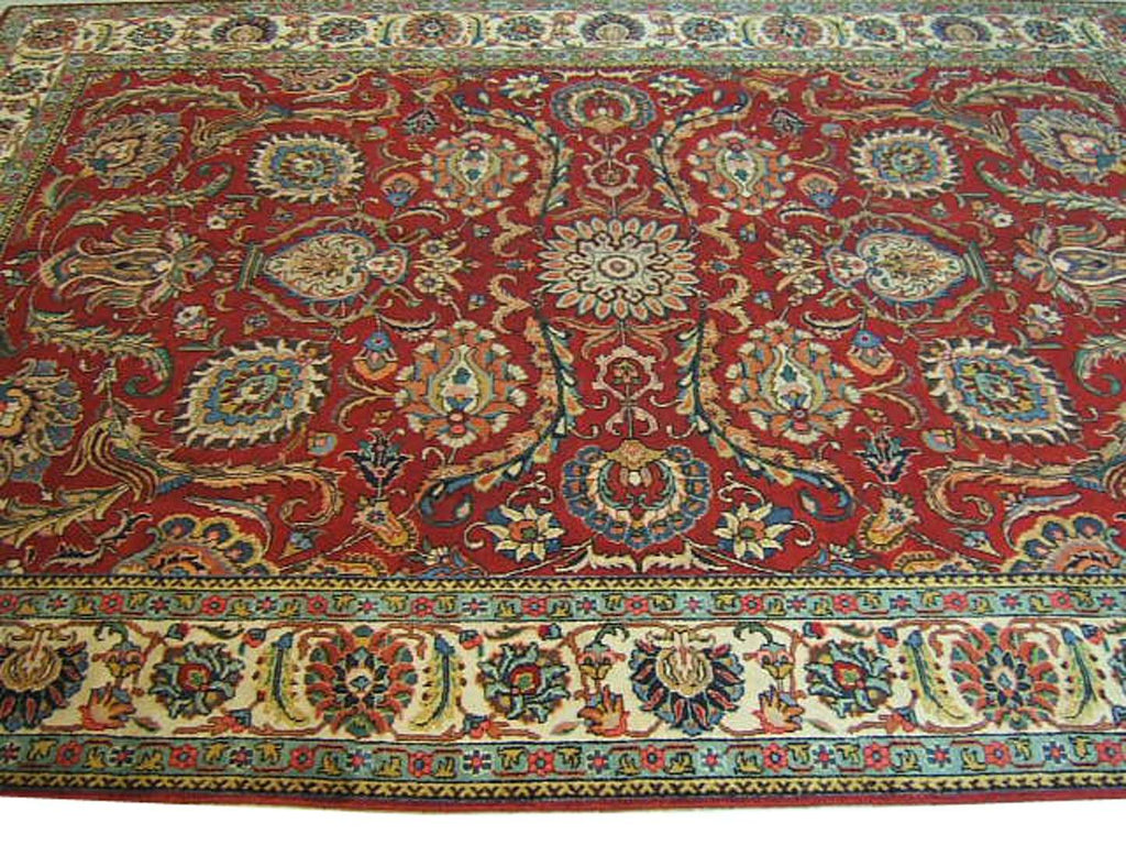 7' 7" x 11' 5" Persian Tabriz Rug image 2
