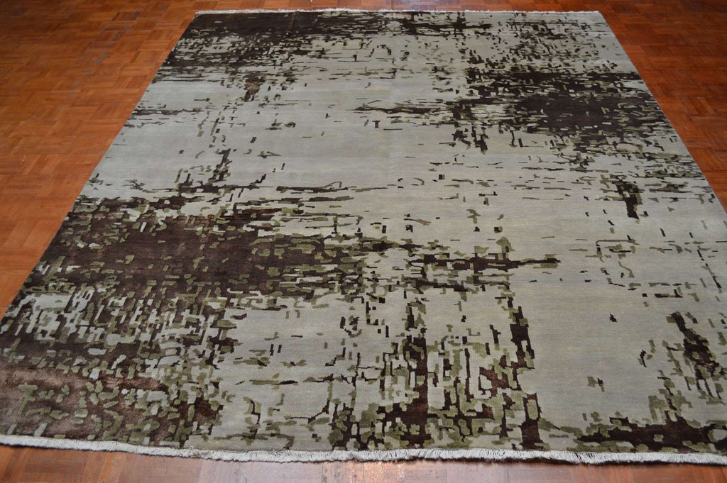 8' 0" x 9' 8" Tibetan Transitional Rug image 7