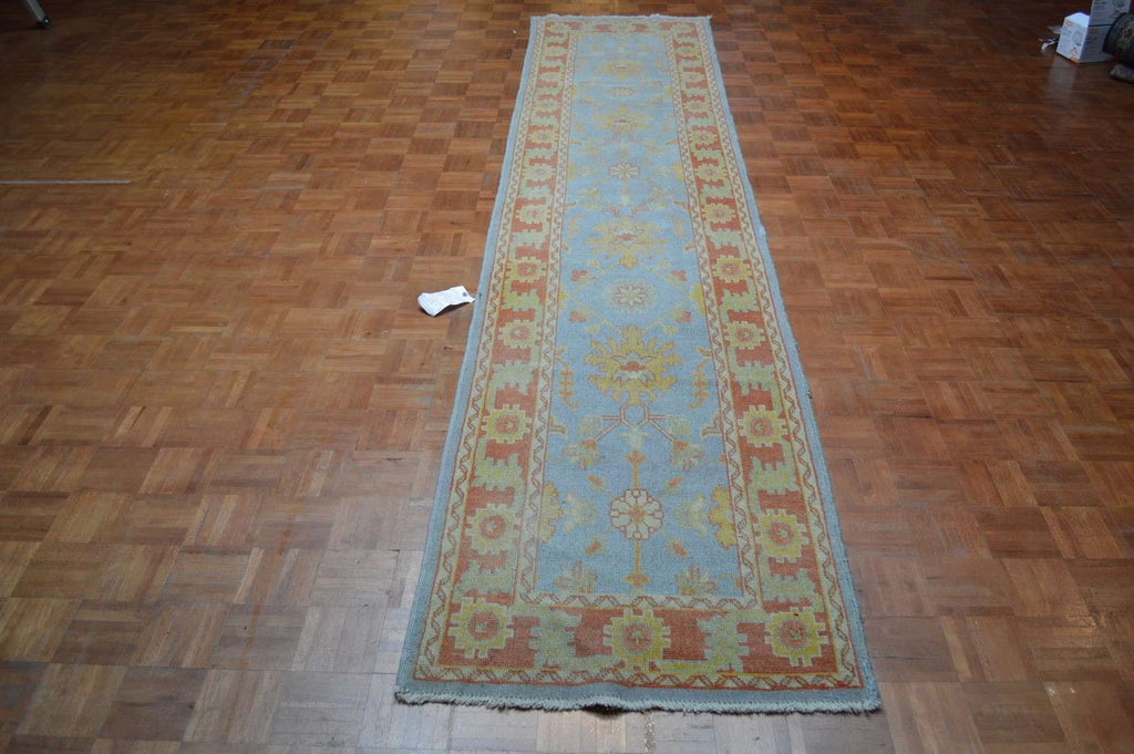 2' 8" x 13' 3" Turkish Oushak Runner image 3