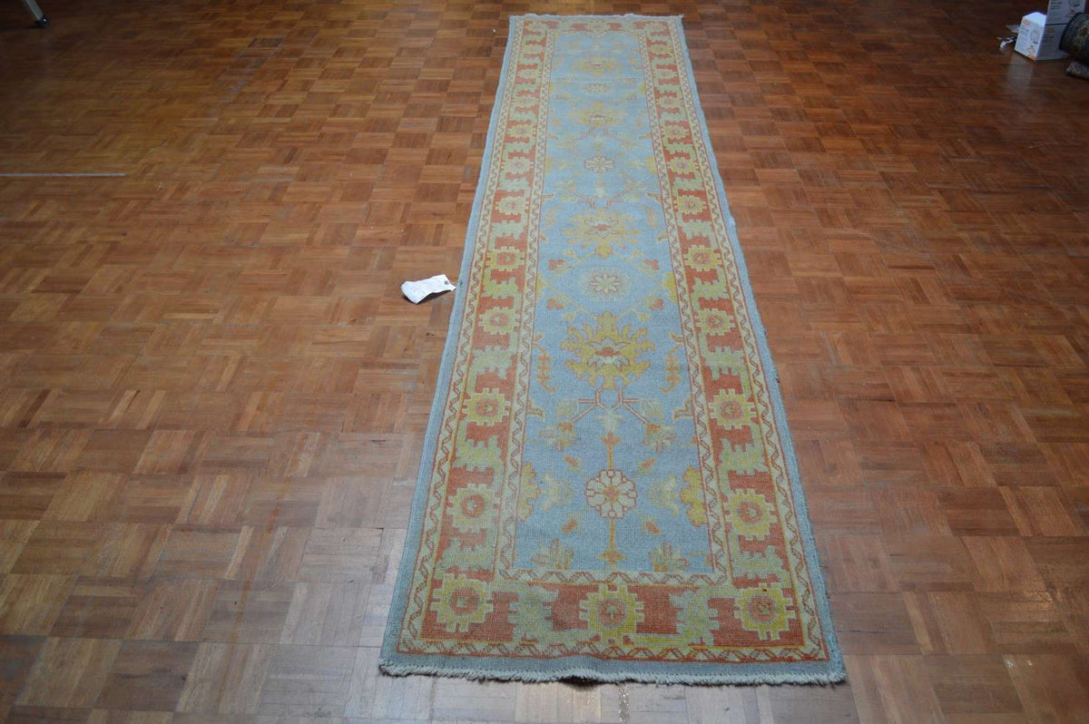 2' 8" x 13' 3" Turkish Oushak Runner image 3