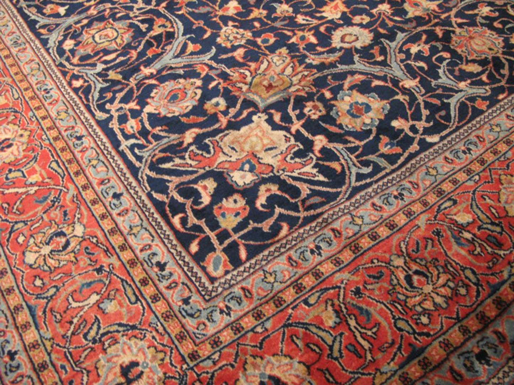 8' 0" x 11' 6" Persian Sarouk Rug image 10