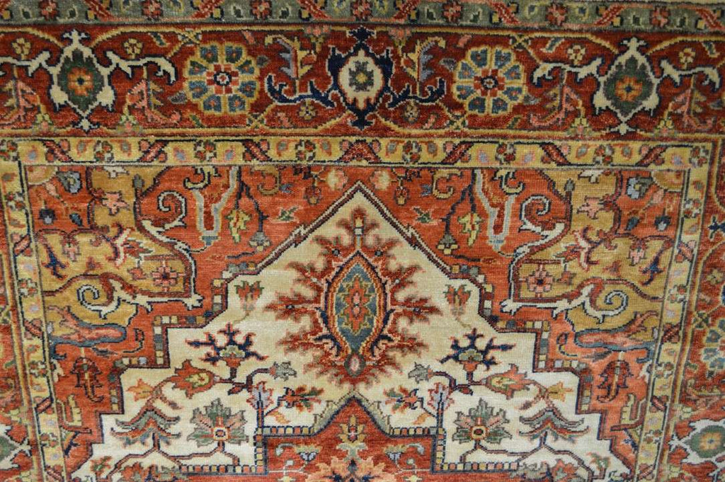 6' 0" x 8' 8" India Serapi Rug image 7