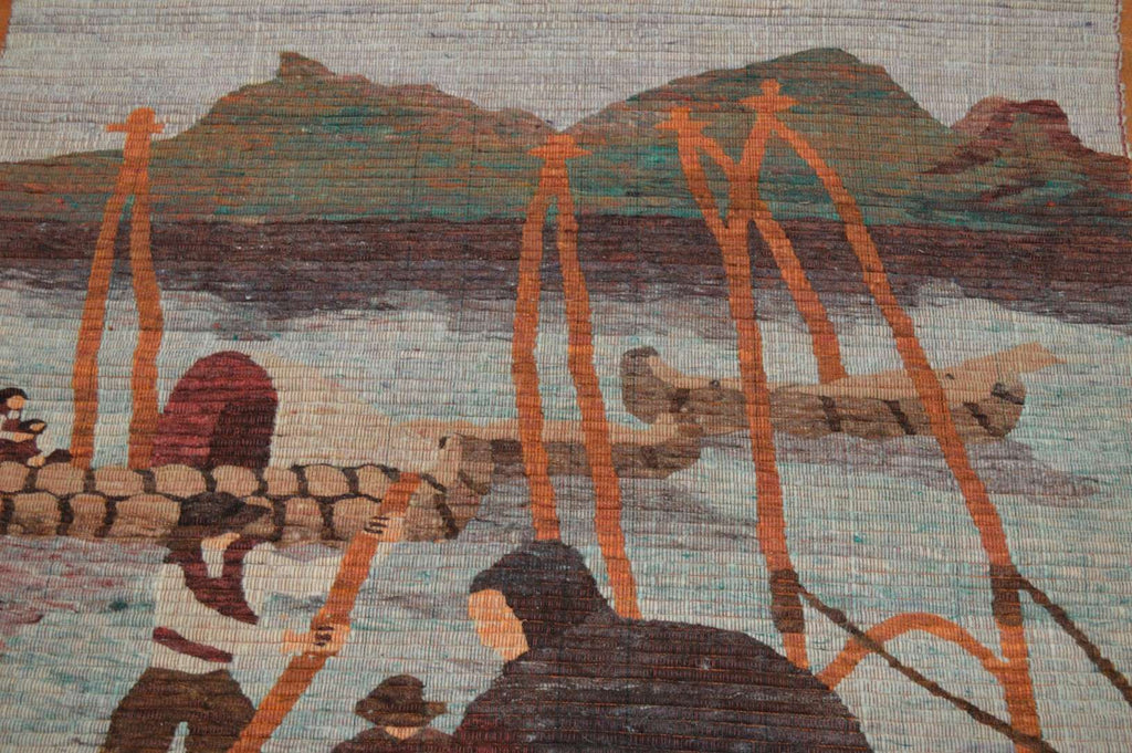 4' 2" x 4' 7" Spain Flatweave Rug image 4