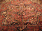 9' 1" x 11' 1" Persian Heriz Rug image 5