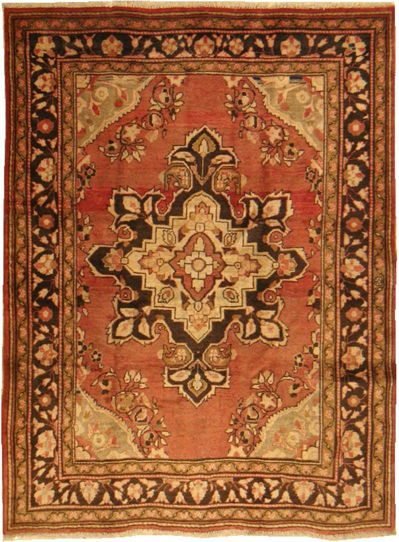 5' 2" x 6' 8" Persian Lilihan Rug image 0
