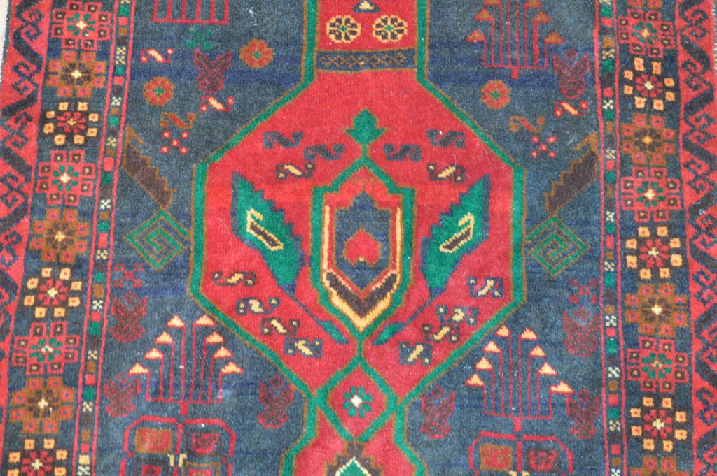 2' 7" x 4' 5" Afghanistan Belouch Rug image 1