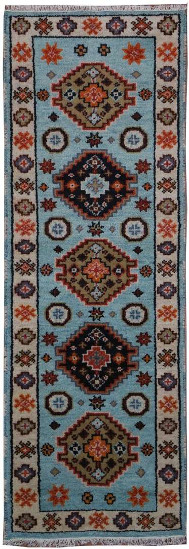 2' 0" x 6' 6" India Kazak Runner image 0