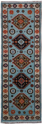 2' 0" x 6' 6" India Kazak Runner image 0
