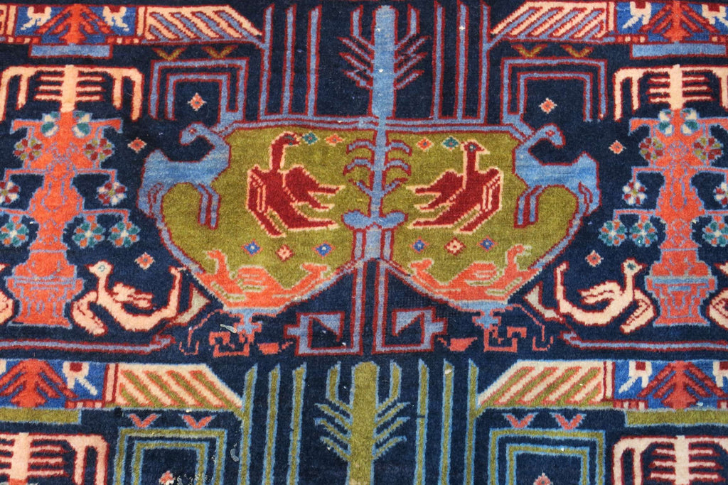 7' 2" x 10' 4" Vintage Ardabil Rug image 9