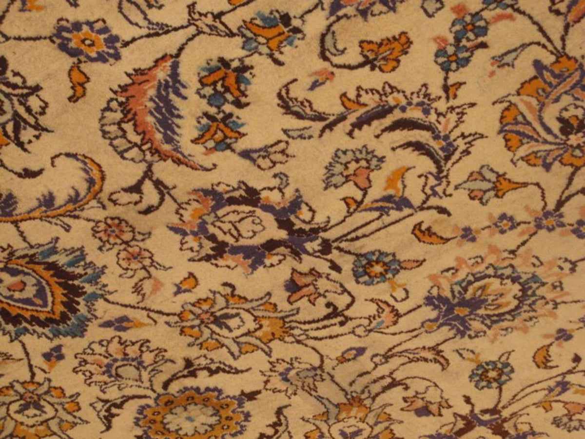 11' 4" x 13' 1" Persian Mashhad Rug image 9