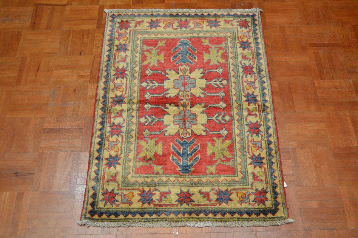 2' 3" x 3' 3" Pakistan Kazak Rug image 1