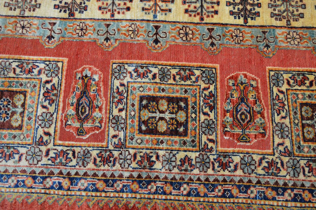 6' 8" x 9' 3" Pakistan Barjasta Rug image 3