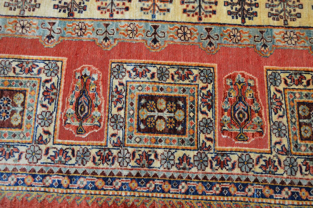 6' 8" x 9' 3" Pakistan Barjasta Rug image 3