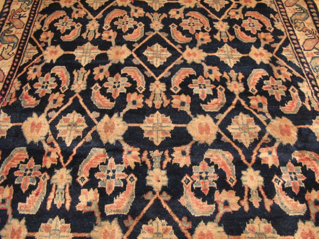 4' 5" x 10' 0" Persian Sarouk Runner image 8