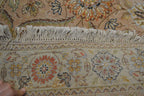 2' 4" x 4' 3" India Agra Rug image 12