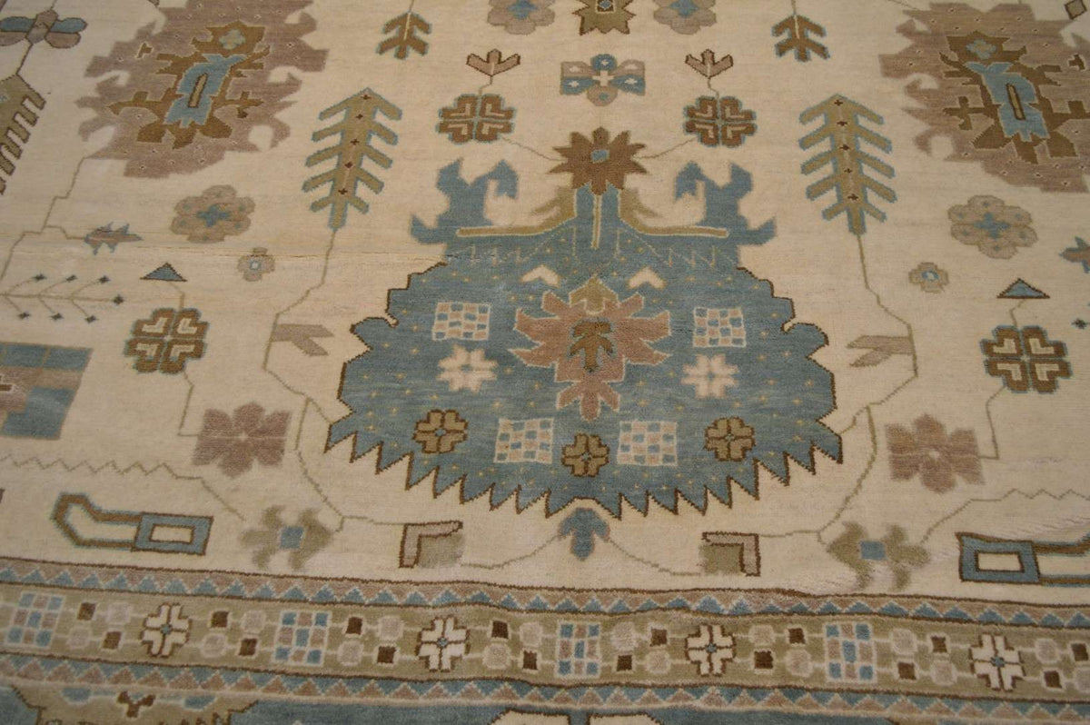 12' 3" x 17' 8" India Oushak Rug image 7