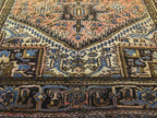 6' 8" x 10' 5" Vintage Heriz Rug image 2