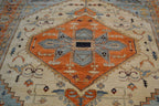 8' 2" x 9' 10" Pakistan Serapi Rug image 7