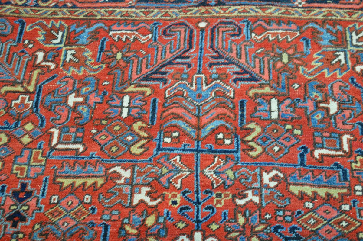 7' 3" x 10' 7" Persian Heriz Rug image 4