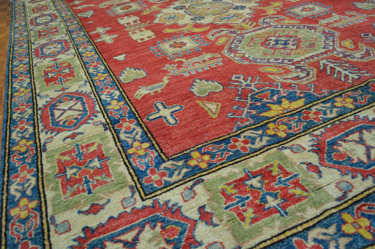 6' 6" x 9' 3" Pakistan Kazak Rug image 3