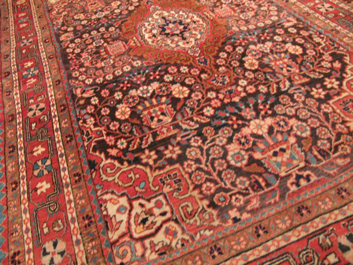 4' 5" x 7' 0" Vintage Malayer Rug image 3
