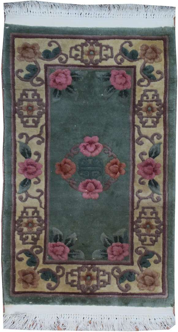 2' 1" x 4' 2" China Tabriz Rug image 0