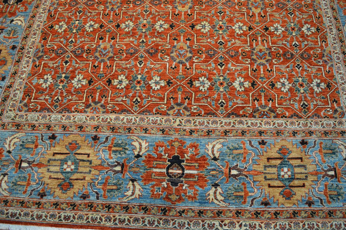 9' 0" x 11' 8" Pakistan Serapi Rug image 8
