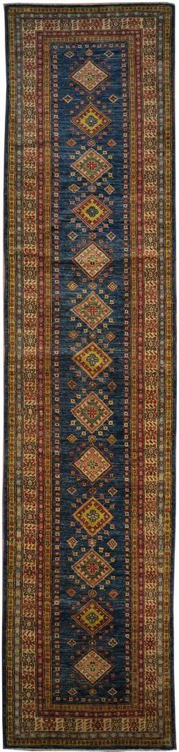 2' 8" x 12' 3" Pakistan Kazak Runner image 0