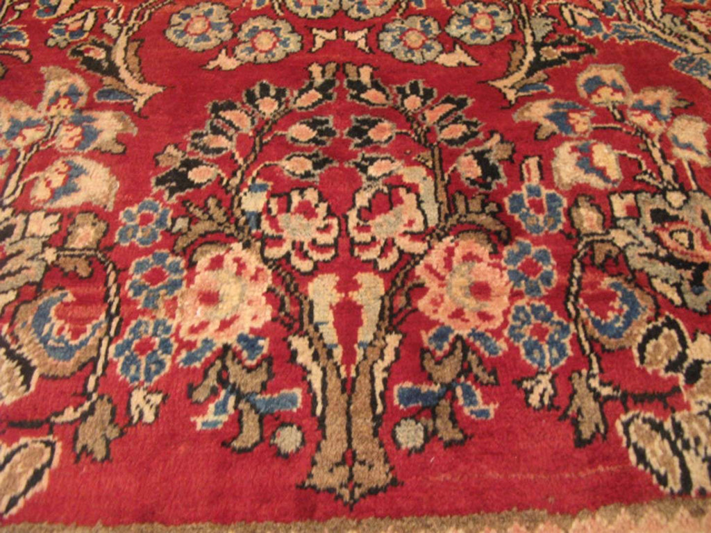 8' 8" x 11' 9" Persian Sarouk Rug image 9