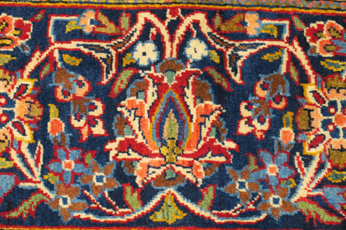 8' 0" x 11' 1" Persian Kashan Rug image 10