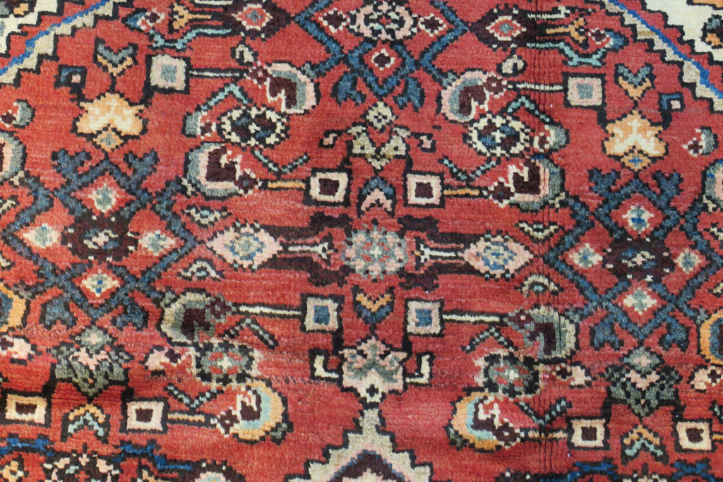 3' 7" x 4' 9" Vintage Hamadan Rug image 4