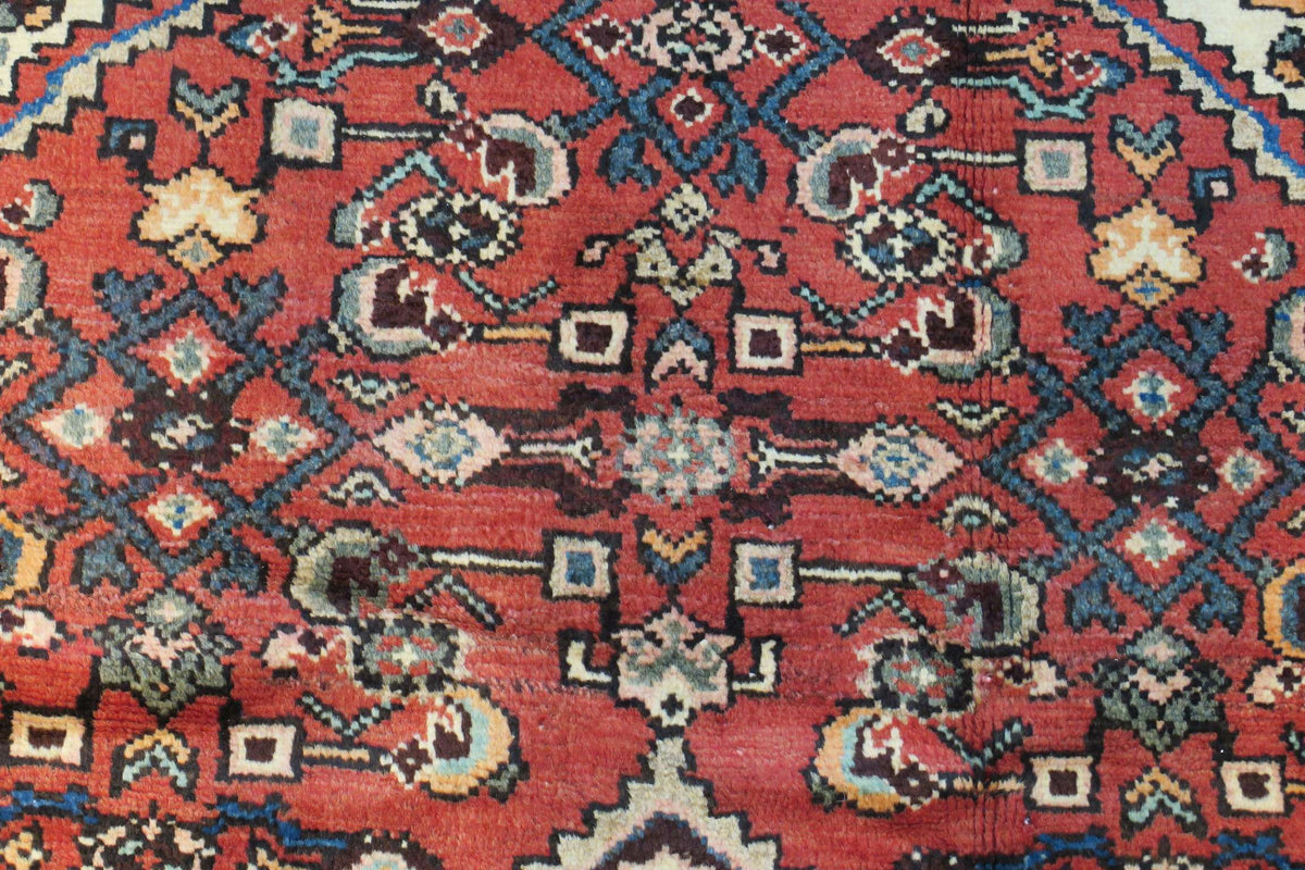 3' 7" x 4' 9" Vintage Hamadan Rug image 4