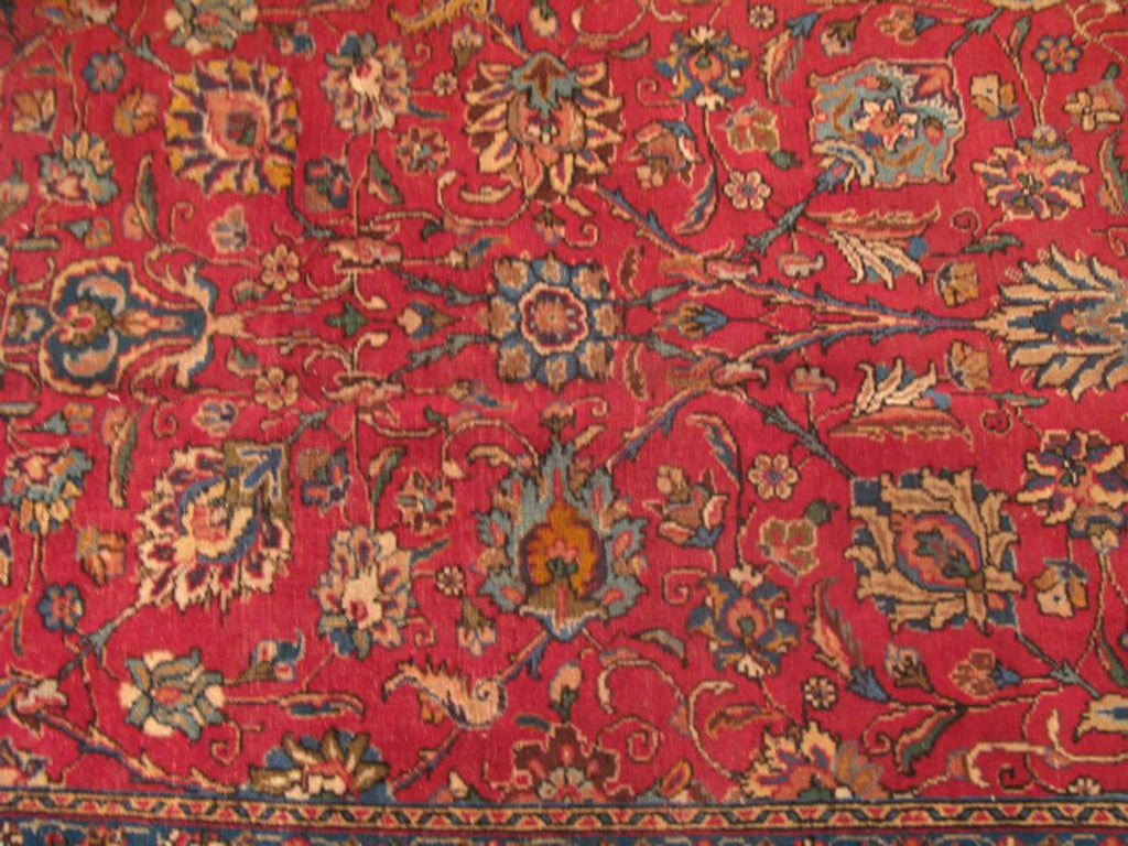 9' 5" x 15' 6" Persian Tabriz Rug image 4