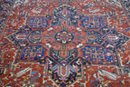 8' 3" x 11' 2" Persian Heriz Rug image 5