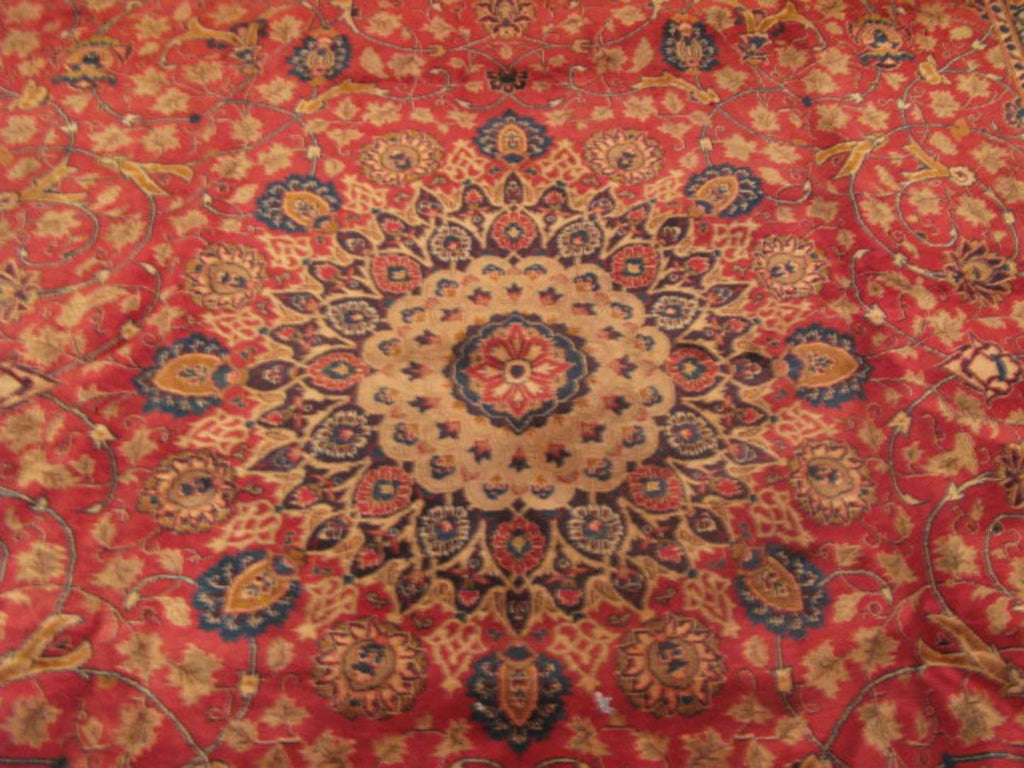 9' 9" x 12' 1" Persian Mashhad Rug image 8