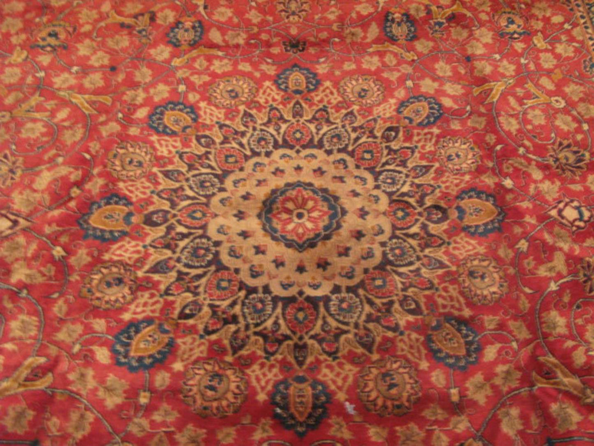 9' 9" x 12' 1" Persian Mashhad Rug image 8