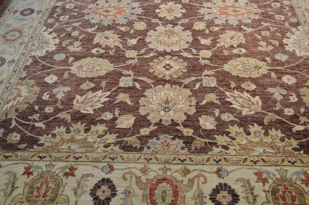 9' 0" x 11' 8" Pakistan Peshawar Rug image 8